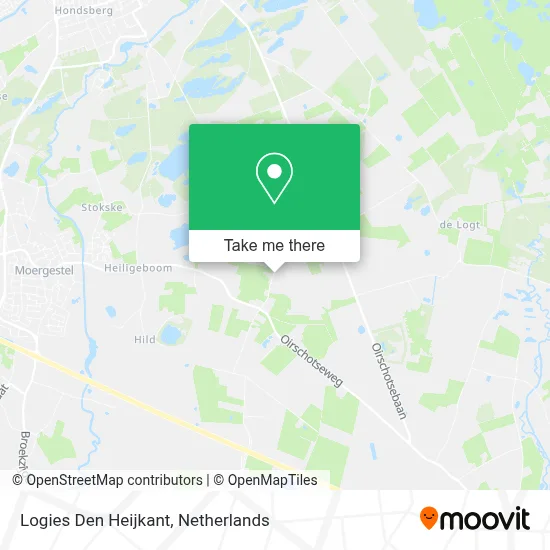 Logies Den Heijkant map