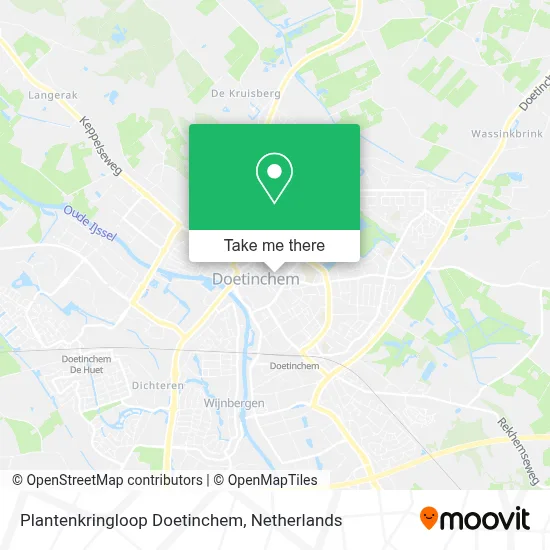 Plantenkringloop Doetinchem map