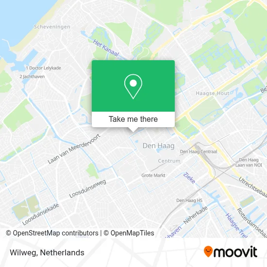 Wilweg map
