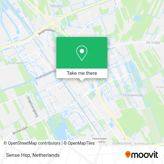 Sense Hsp map