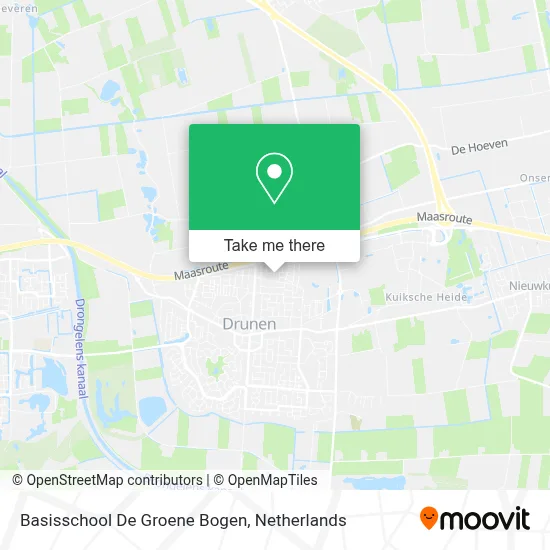 Basisschool De Groene Bogen map