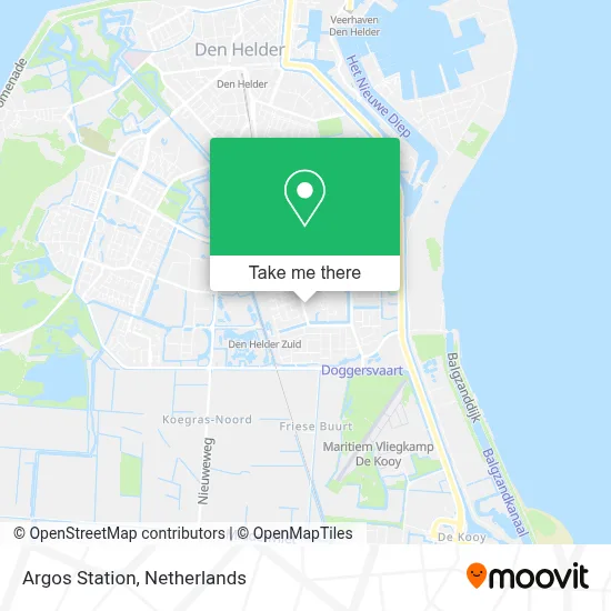 Argos Station map