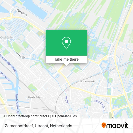Zamenhofdreef, Utrecht map
