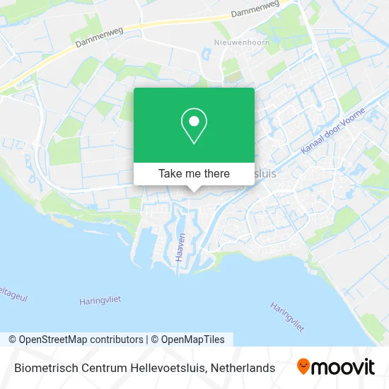 Biometrisch Centrum Hellevoetsluis map