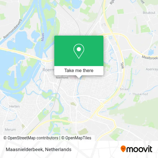Maasnielderbeek map