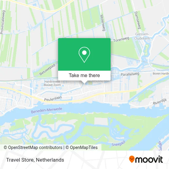 Travel Store map