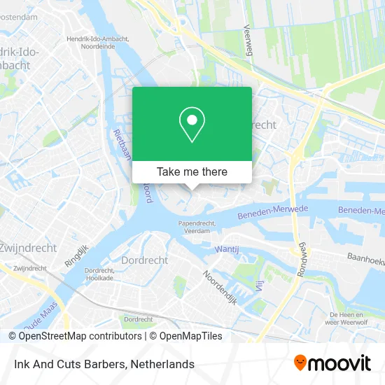 Ink And Cuts Barbers map