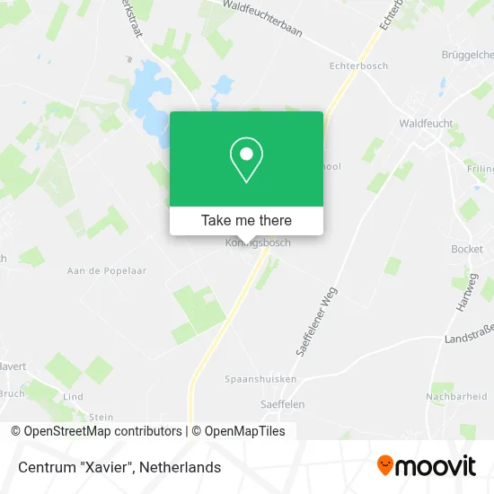 Centrum "Xavier" map