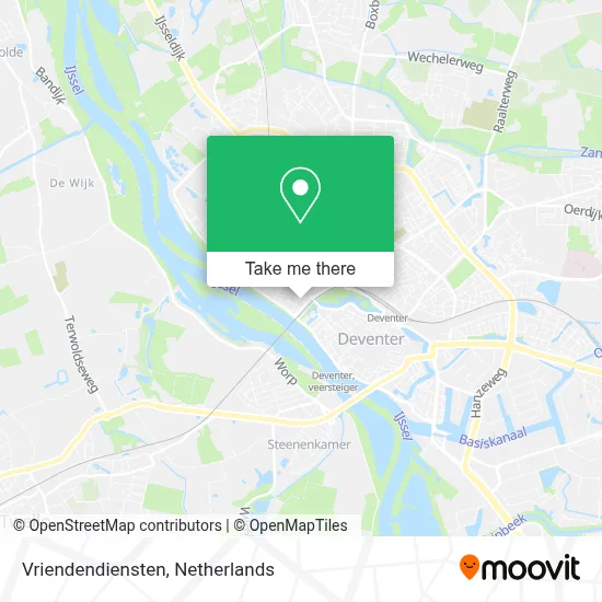Vriendendiensten map