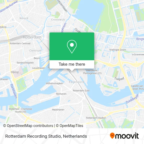 Rotterdam Recording Studio map