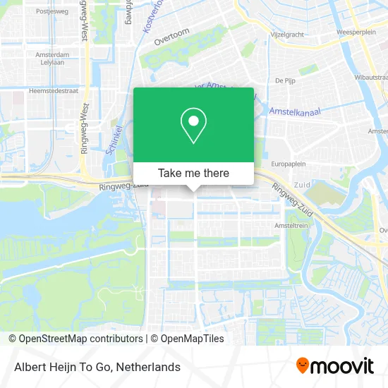 Albert Heijn To Go map