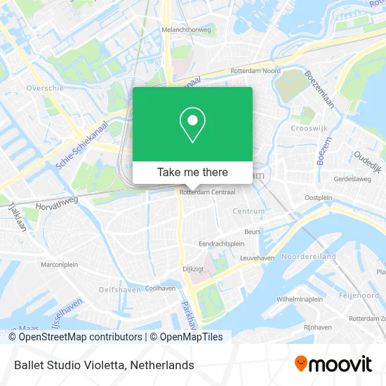 Ballet Studio Violetta map