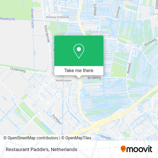 Restaurant Paddle's map