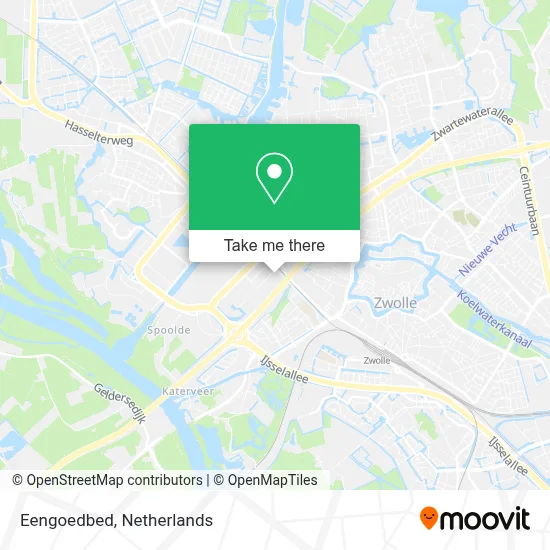 Eengoedbed map