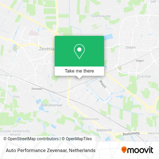 Auto Performance Zevenaar Karte