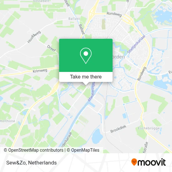 Sew&Zo map