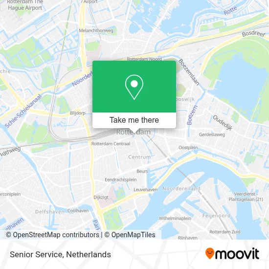 Senior Service map