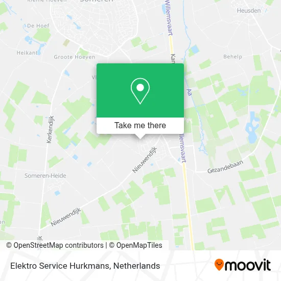 Elektro Service Hurkmans map