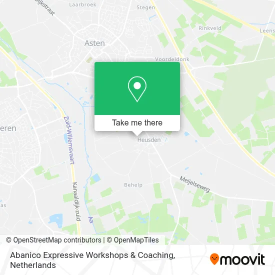 Abanico Expressive Workshops & Coaching map