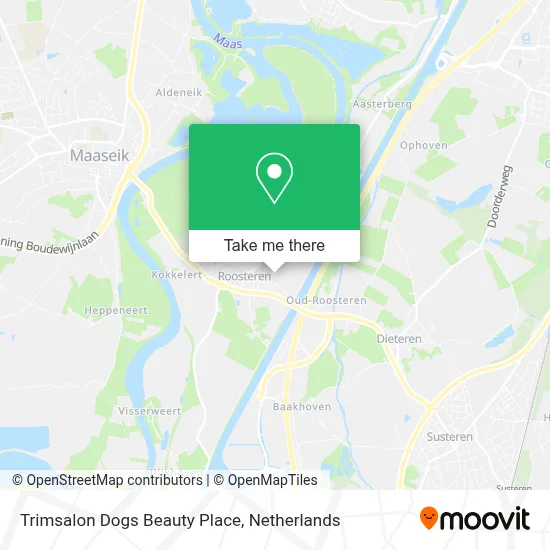 Trimsalon Dogs Beauty Place map