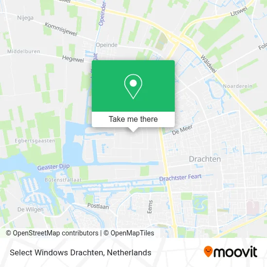 Select Windows Drachten map