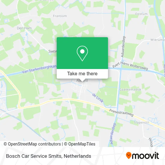 Bosch Car Service Smits map