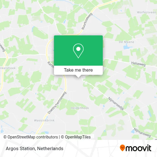 Argos Station map