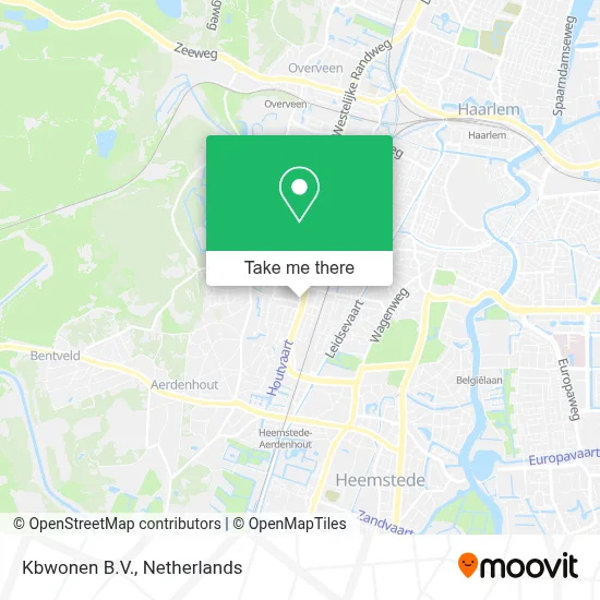 Kbwonen B.V. map