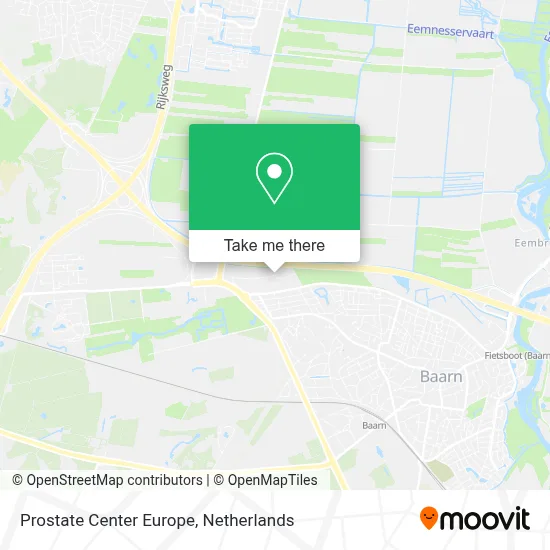 Prostate Center Europe map