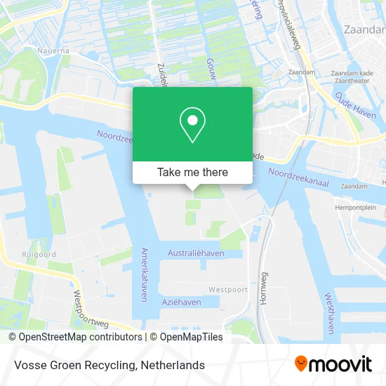 Vosse Groen Recycling map