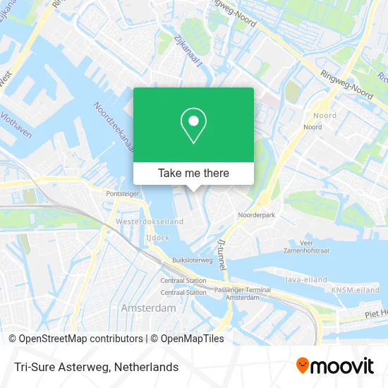 Tri-Sure Asterweg map