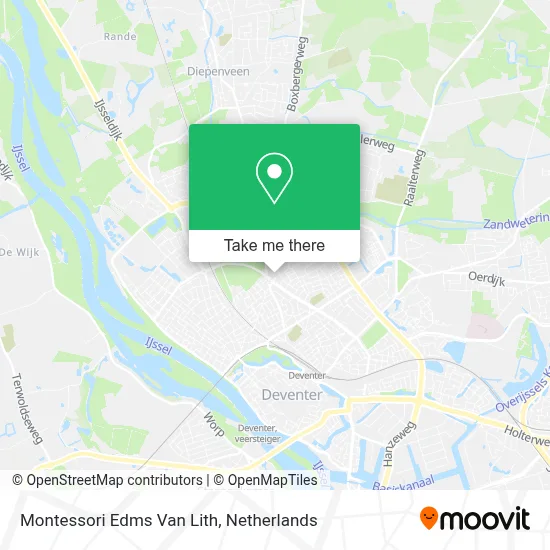 Montessori Edms Van Lith map