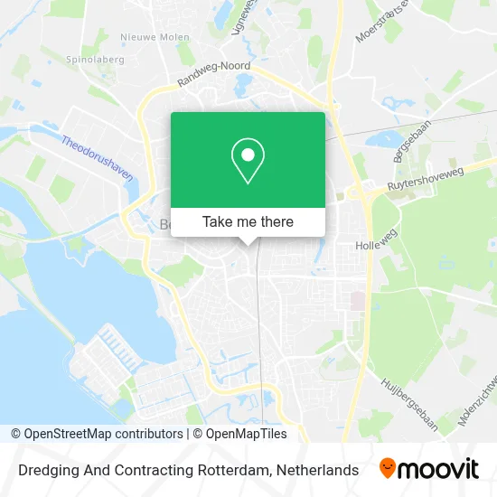 Dredging And Contracting Rotterdam map