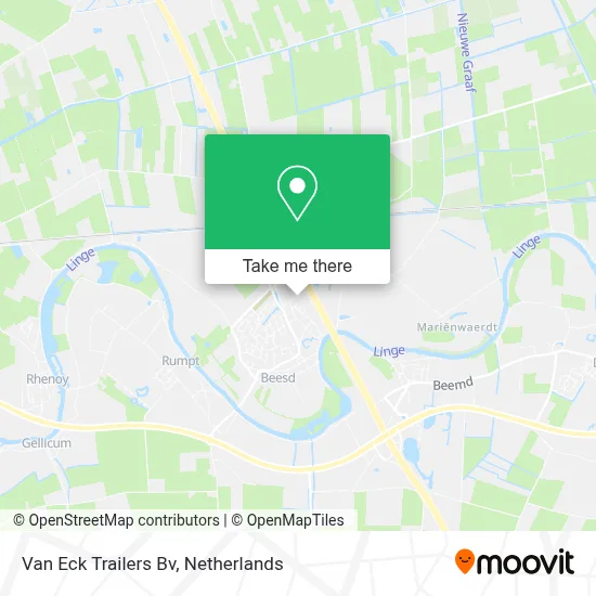 Van Eck Trailers Bv map