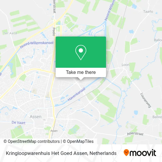 Kringloopwarenhuis Het Goed Assen map