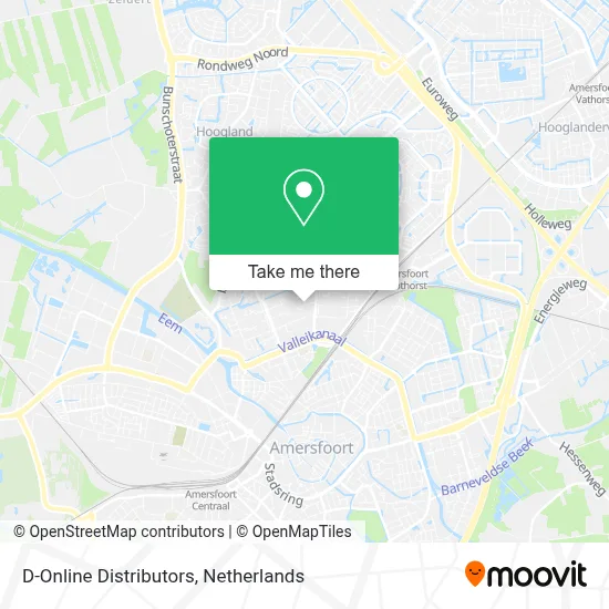 D-Online Distributors map