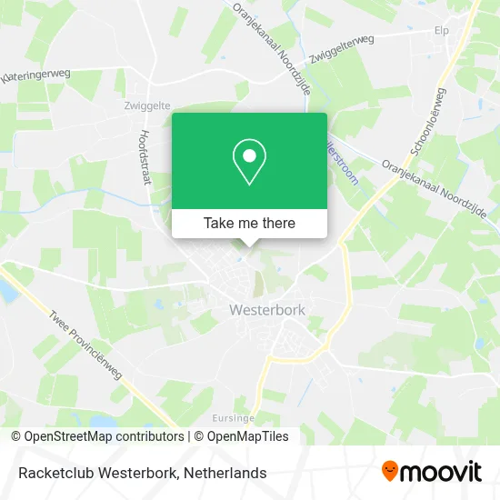 Racketclub Westerbork Karte