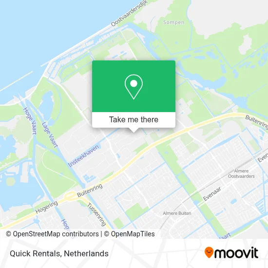 Quick Rentals map