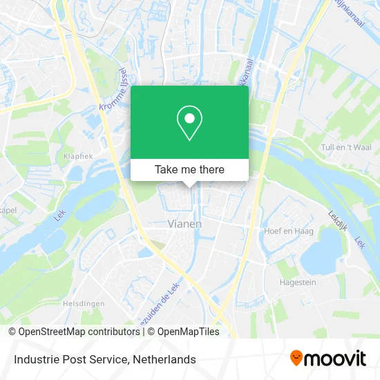 Industrie Post Service map