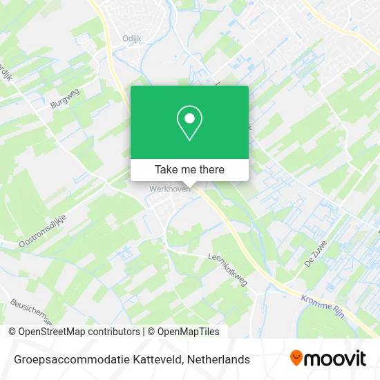Groepsaccommodatie Katteveld map