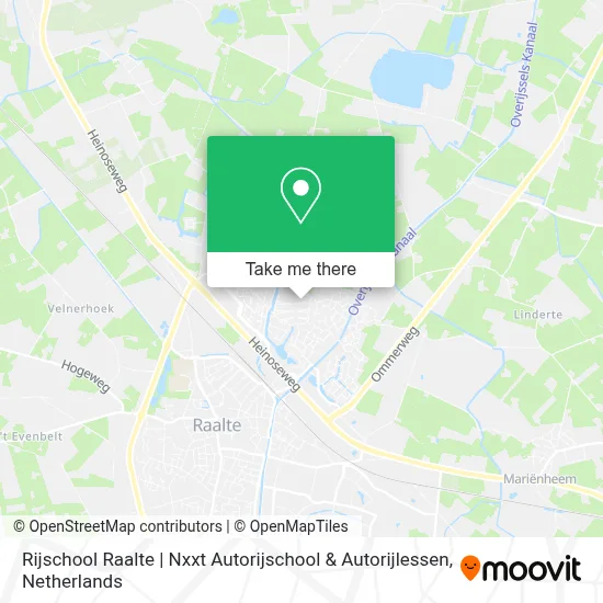 Rijschool Raalte | Nxxt Autorijschool & Autorijlessen Karte