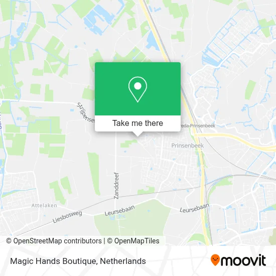 Magic Hands Boutique map