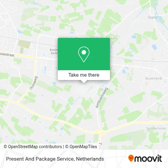 Present And Package Service map
