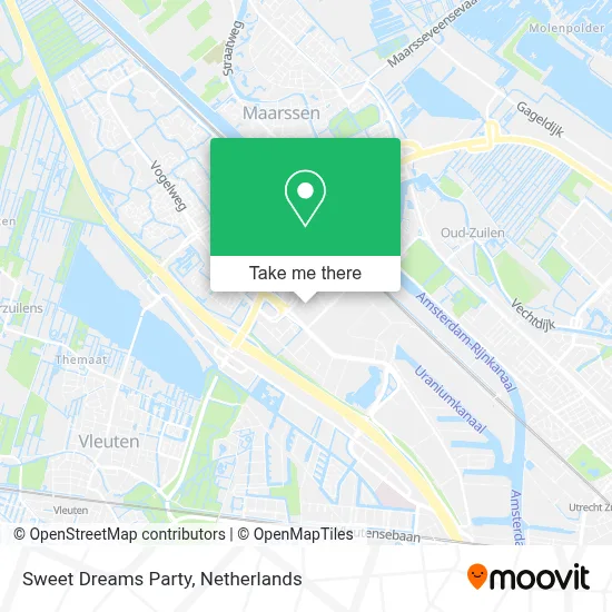 Sweet Dreams Party map