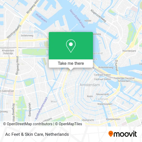 Ac Feet & Skin Care map