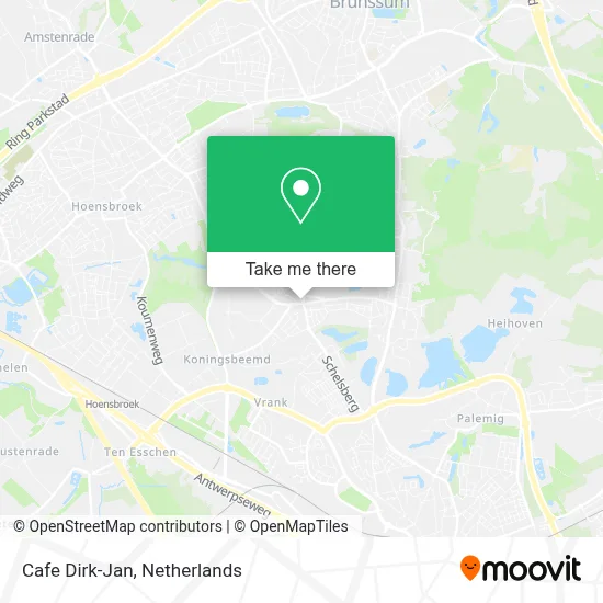 Cafe Dirk-Jan map