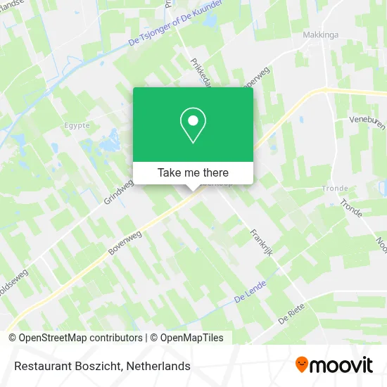 Restaurant Boszicht map