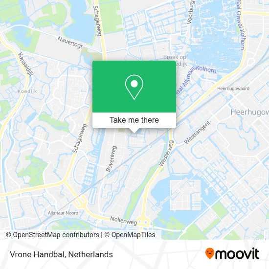 Vrone Handbal map