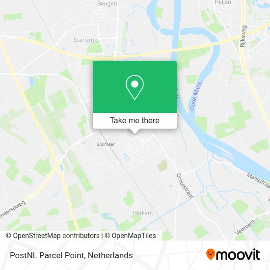 Postnl Pakketpunt map