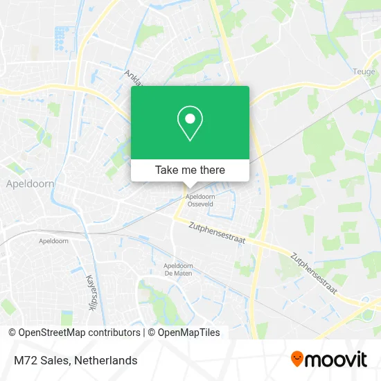 M72 Sales map